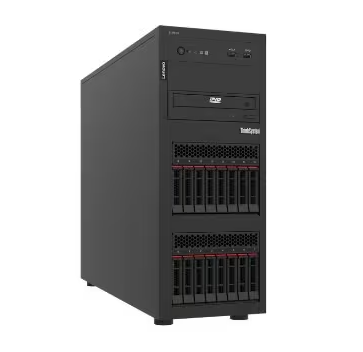 Lenovo ThinkSystem ST250 V3 Tower Server – Intel Xeon 6315P 4-Core 2.8GHz, 16GB DDR5, 1TB HDD, RAID 0/1/5/10/50, 300W PSU, 4U Tower, Part #7DCEA04SNA